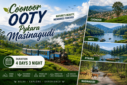 Coonoor Ooty Pykara Masinagudi Tour Package