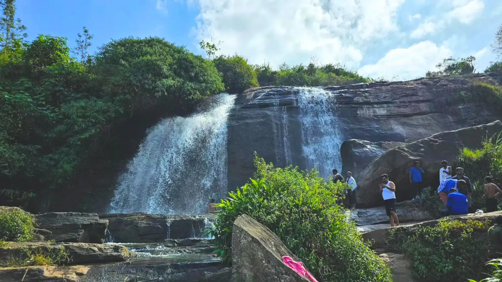 Waterfall on the Munnar–Marayoor road