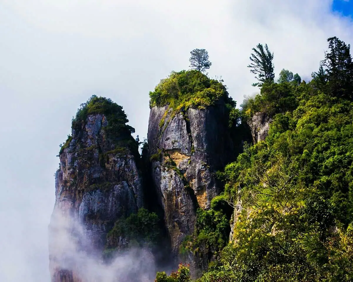 Pillar Rocks in Kodaikanal